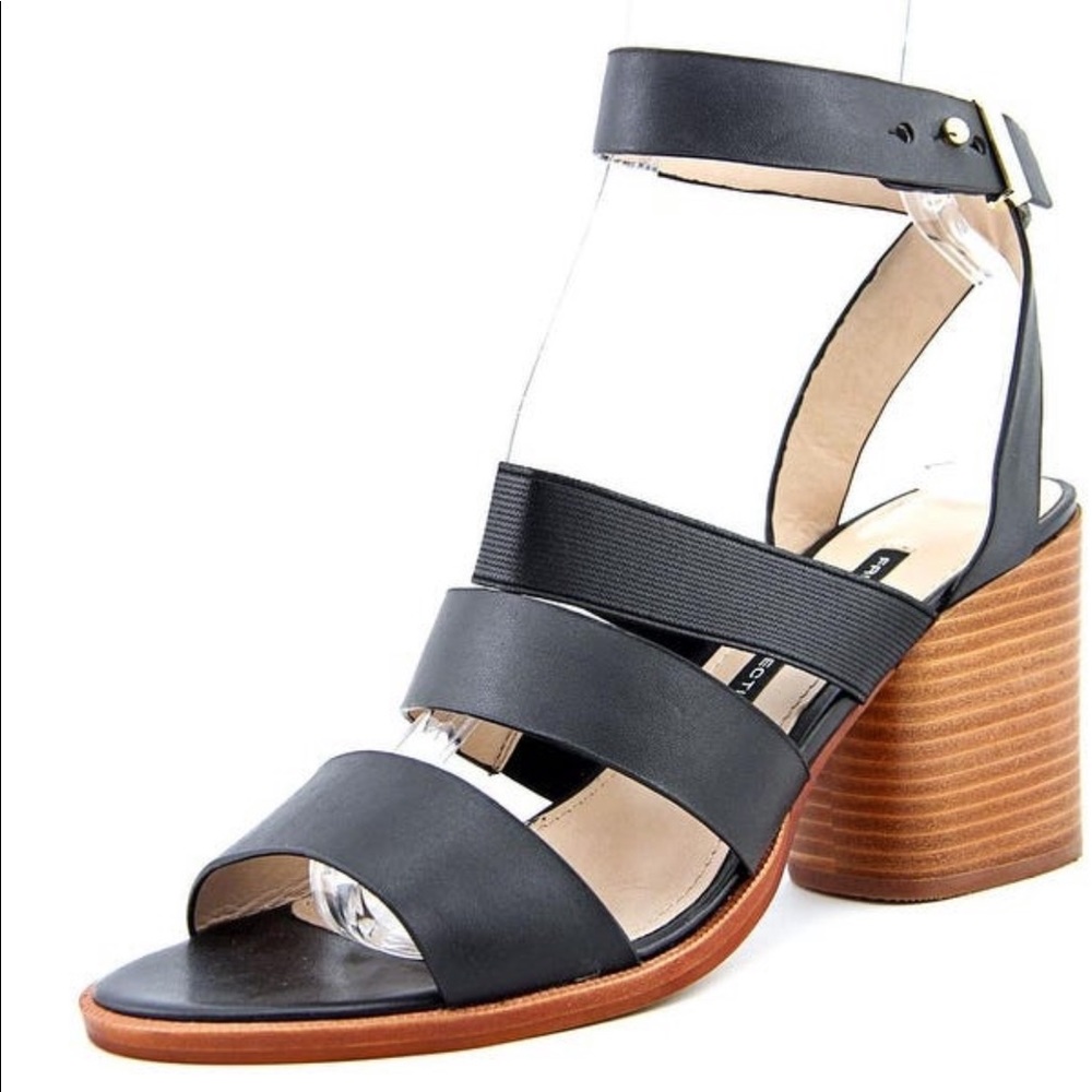 French Connection black block heels